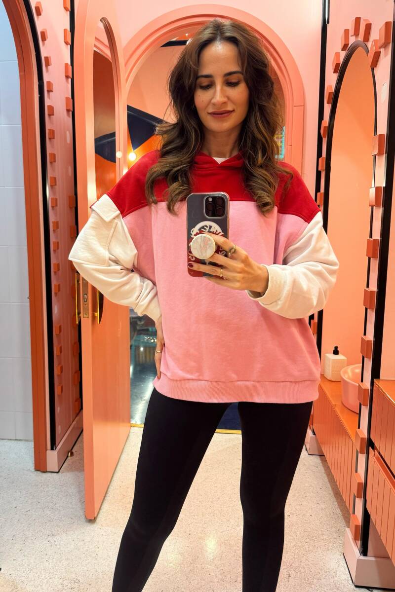 3 RENKLİ HOODIE - 59