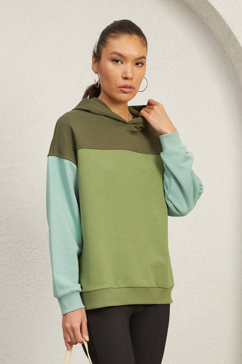 3 RENKLİ HOODIE - 4