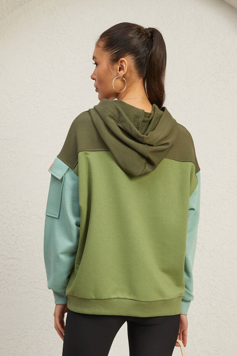 3 RENKLİ HOODIE - 6