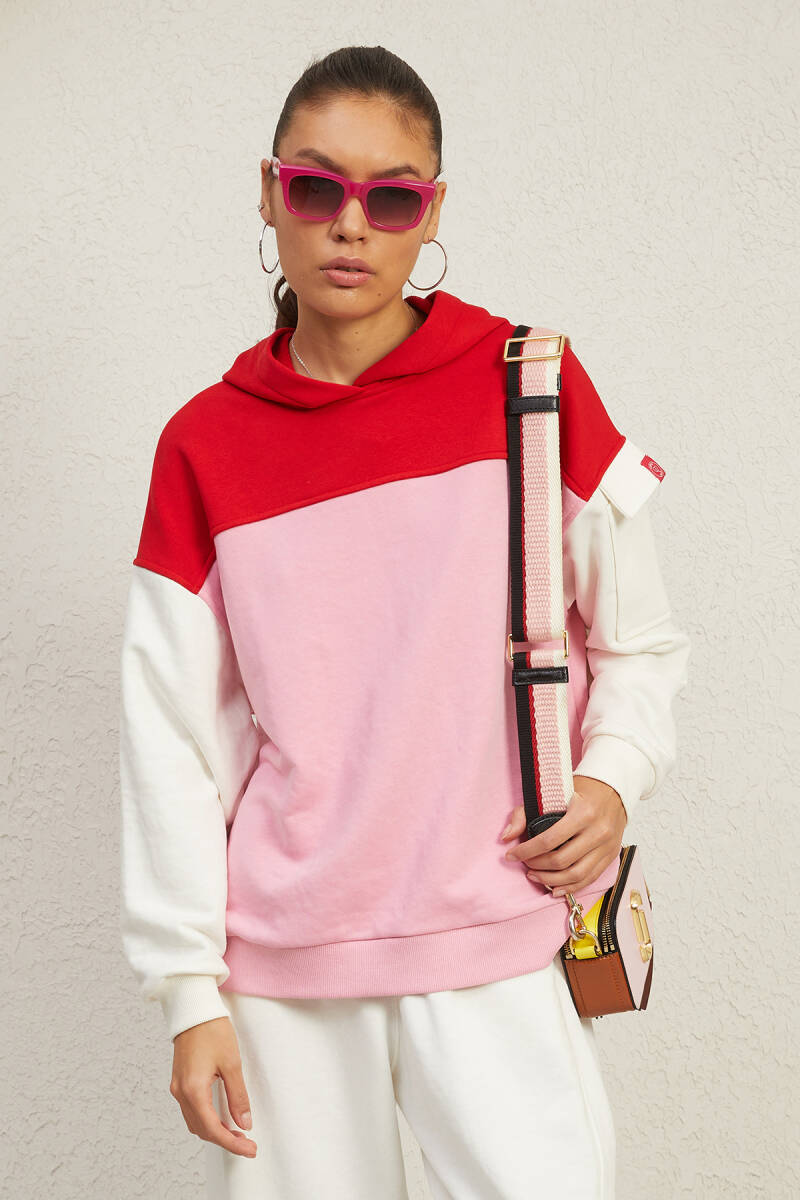 3 RENKLİ HOODIE - 12