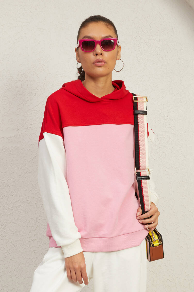 3 RENKLİ HOODIE - 22