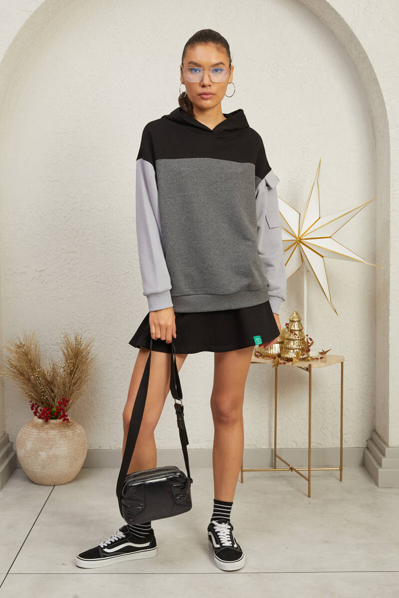 3 RENKLİ HOODIE - 26