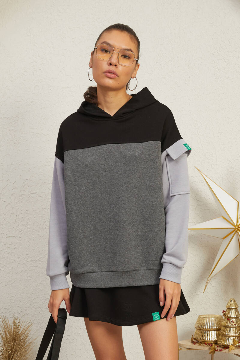 3 RENKLİ HOODIE - 30