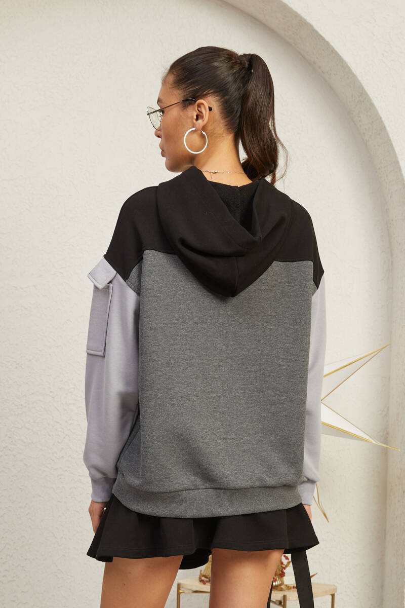 3 RENKLİ HOODIE - 35