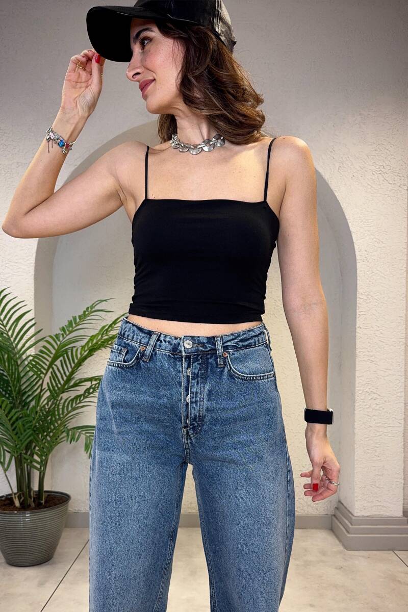 ASKILI BASIC YUMUŞAK DOKULU CROP ATLET - 1