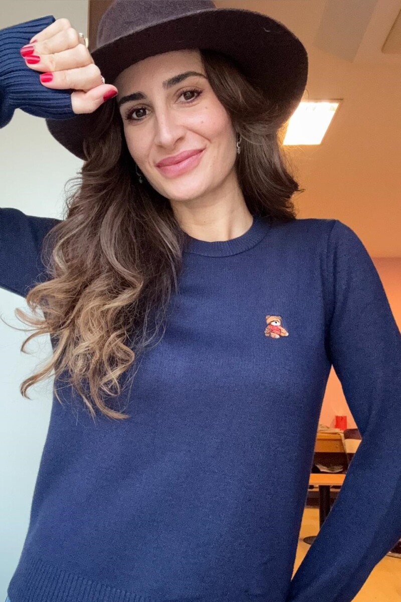 AYICIK NAKIŞLI TRİKO KAZAK - Clothing Palette