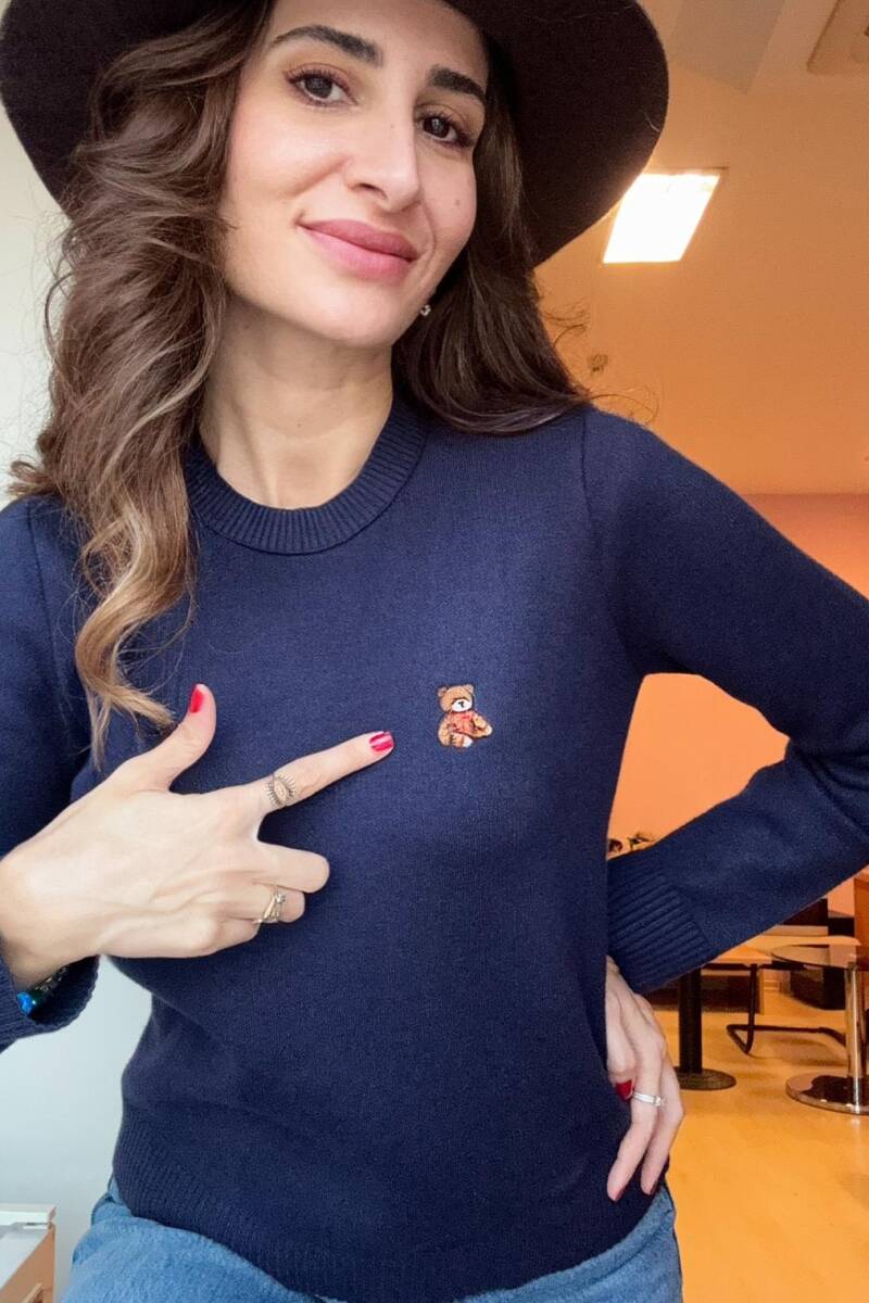 AYICIK NAKIŞLI TRİKO KAZAK - 2