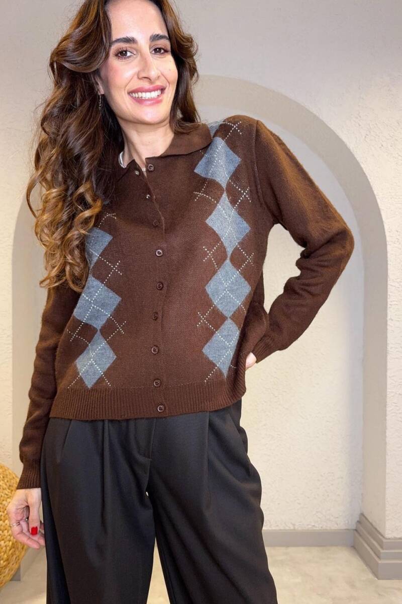 BAKLAVA DESENLİ HIRKA - 9