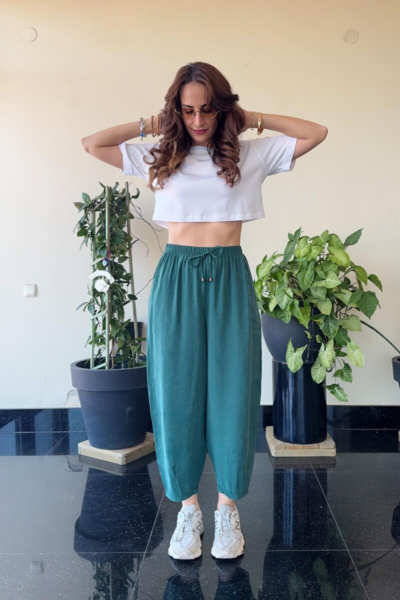 BELİ LASTİKLİ MODAL HAVUÇ PANTOLON - Clothing Palette