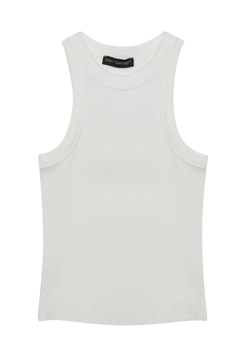 HALTER YAKA FİTİLLİ BASİC ATLET - 7