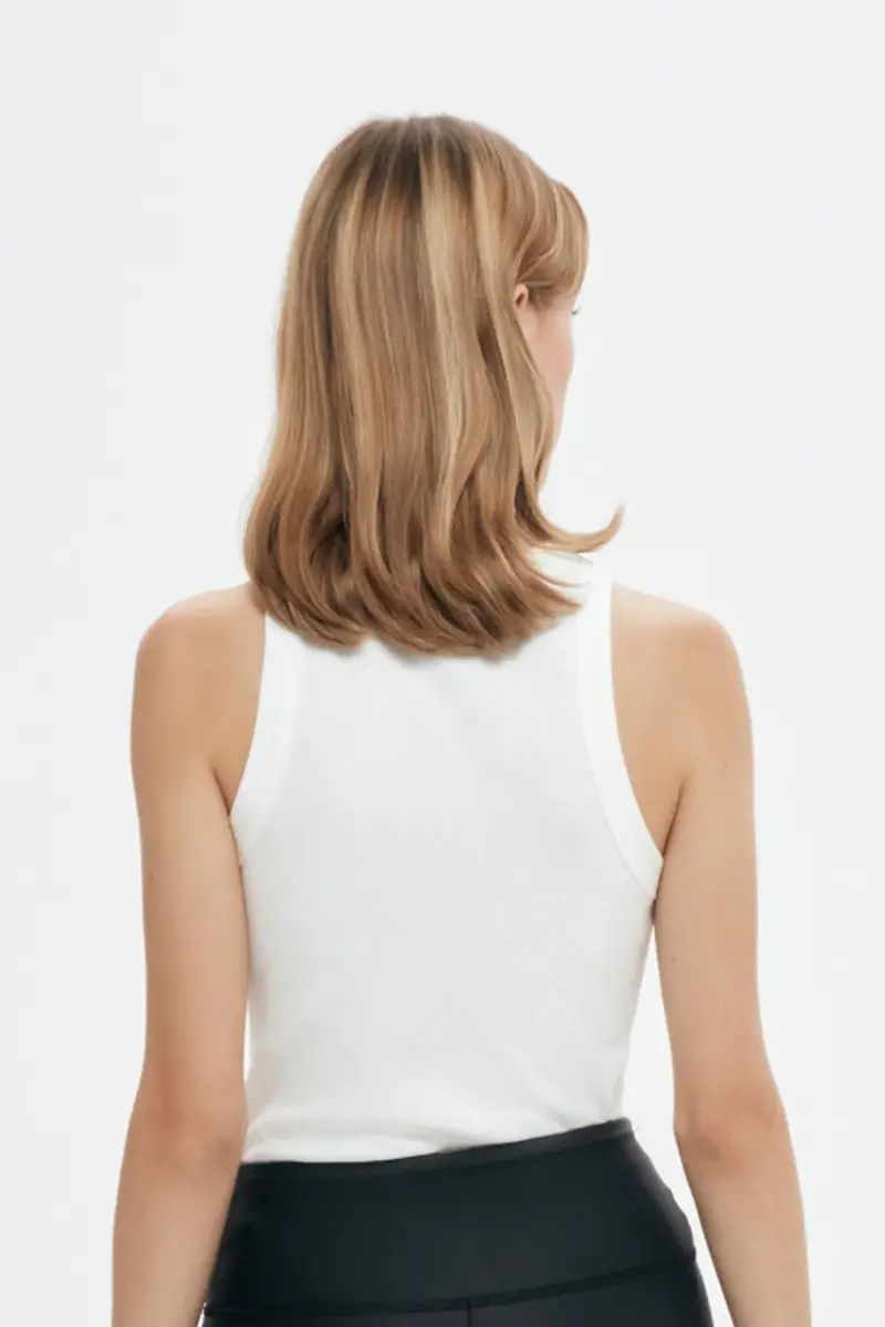 HALTER YAKA FİTİLLİ BASİC ATLET - 10