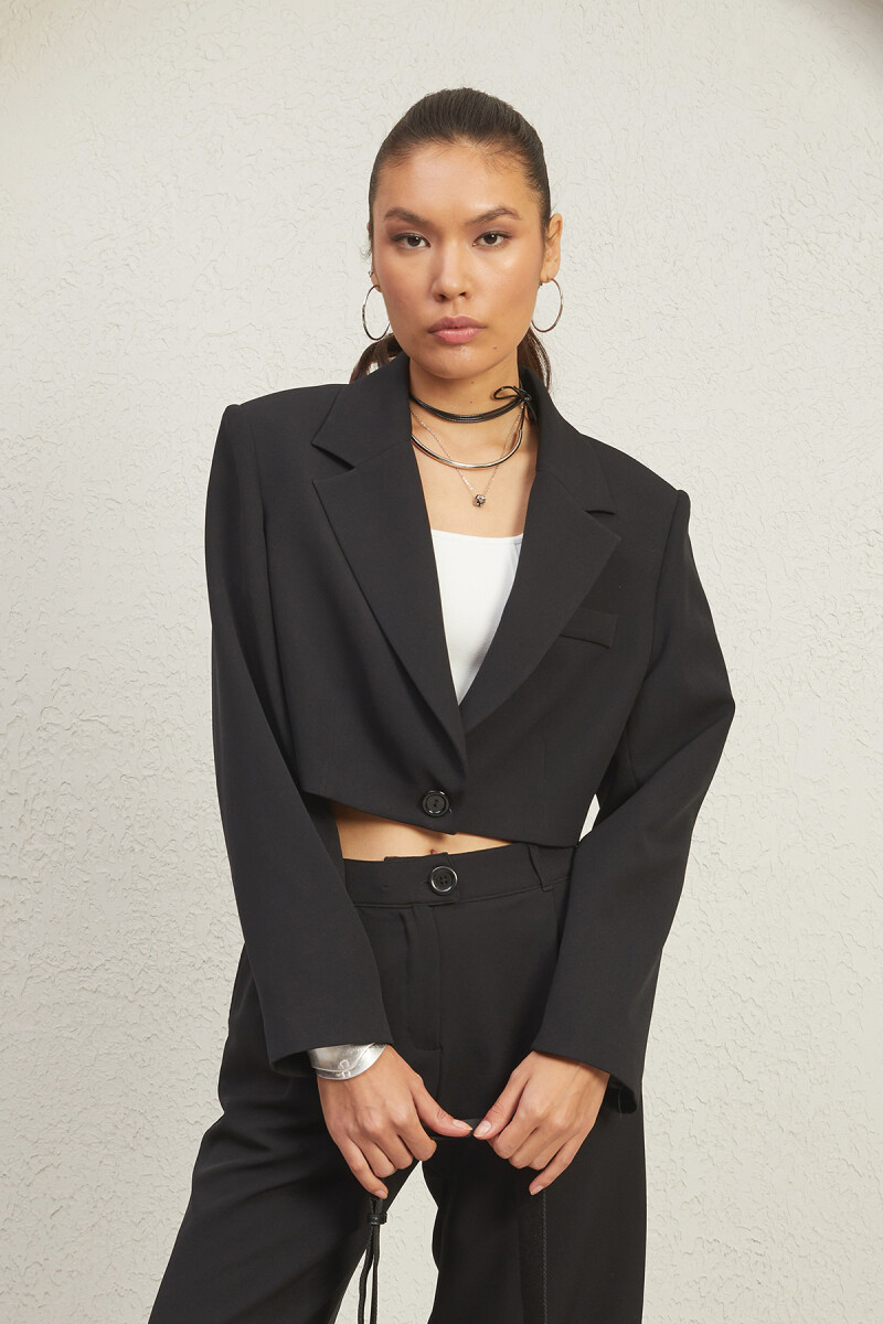 BLAZER KISA CEKET SIYAH