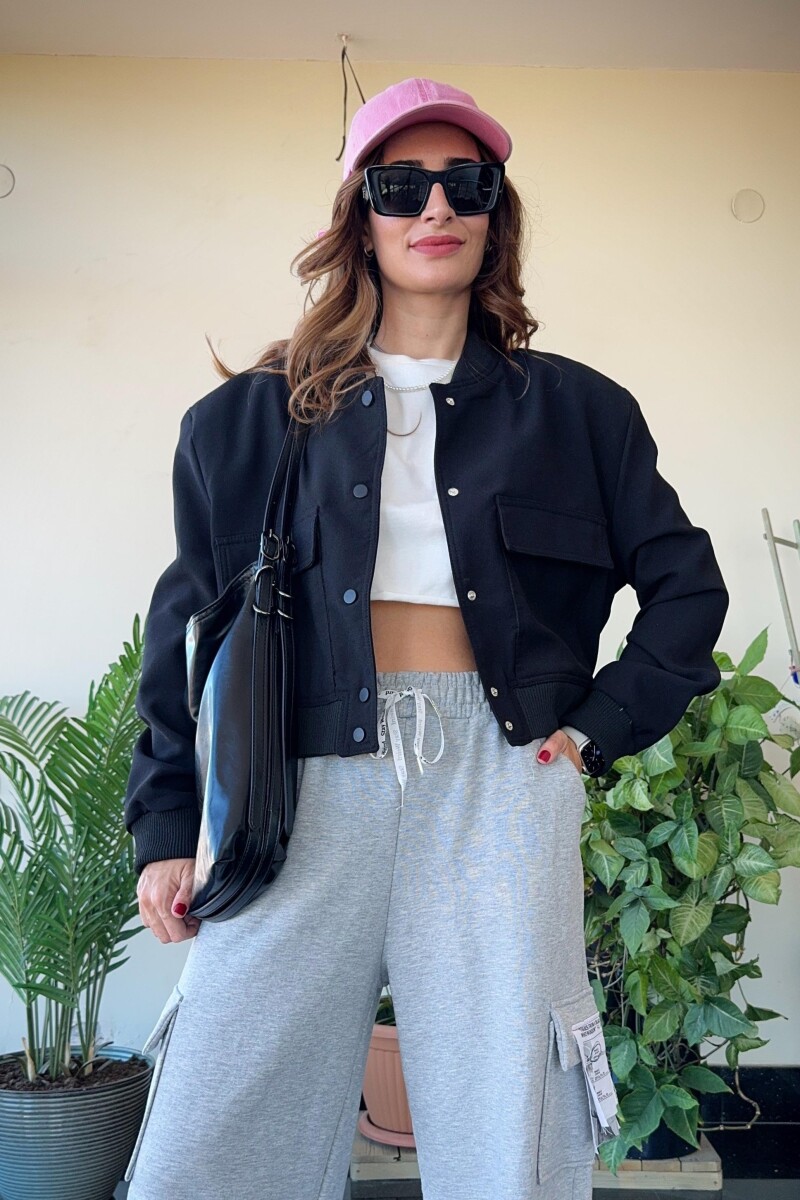 BOMBER CEKET SIYAH