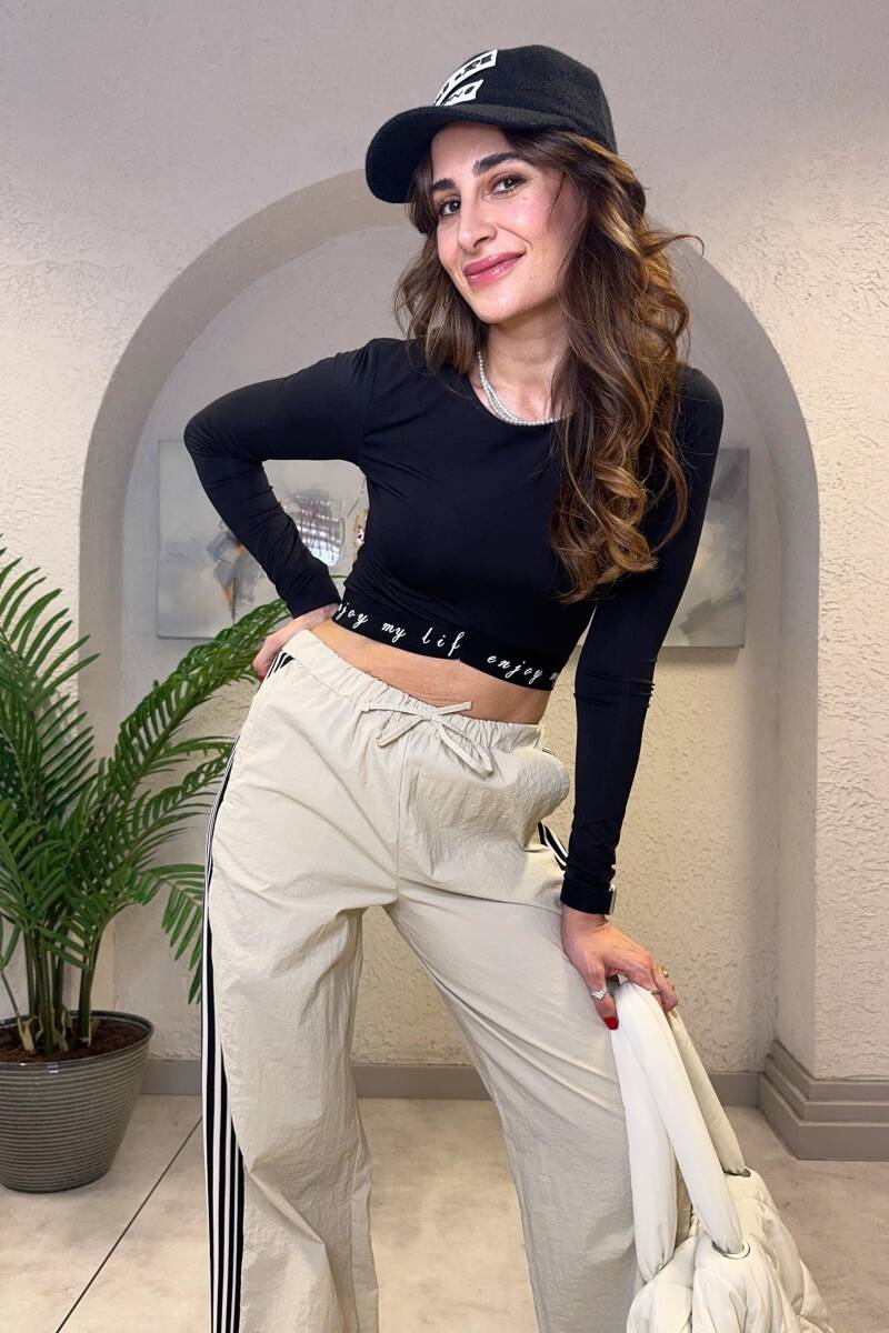 ÇİFT ŞERİTLİ PARAŞÜT PANTOLON - 5