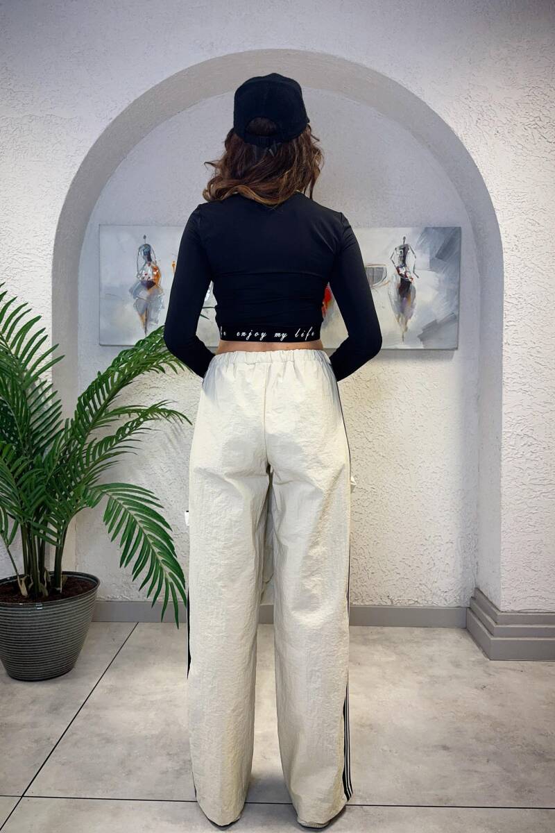 ÇİFT ŞERİTLİ PARAŞÜT PANTOLON - 7
