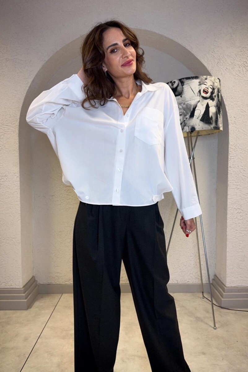 CROP POPLİN GÖMLEK - Clothing Palette