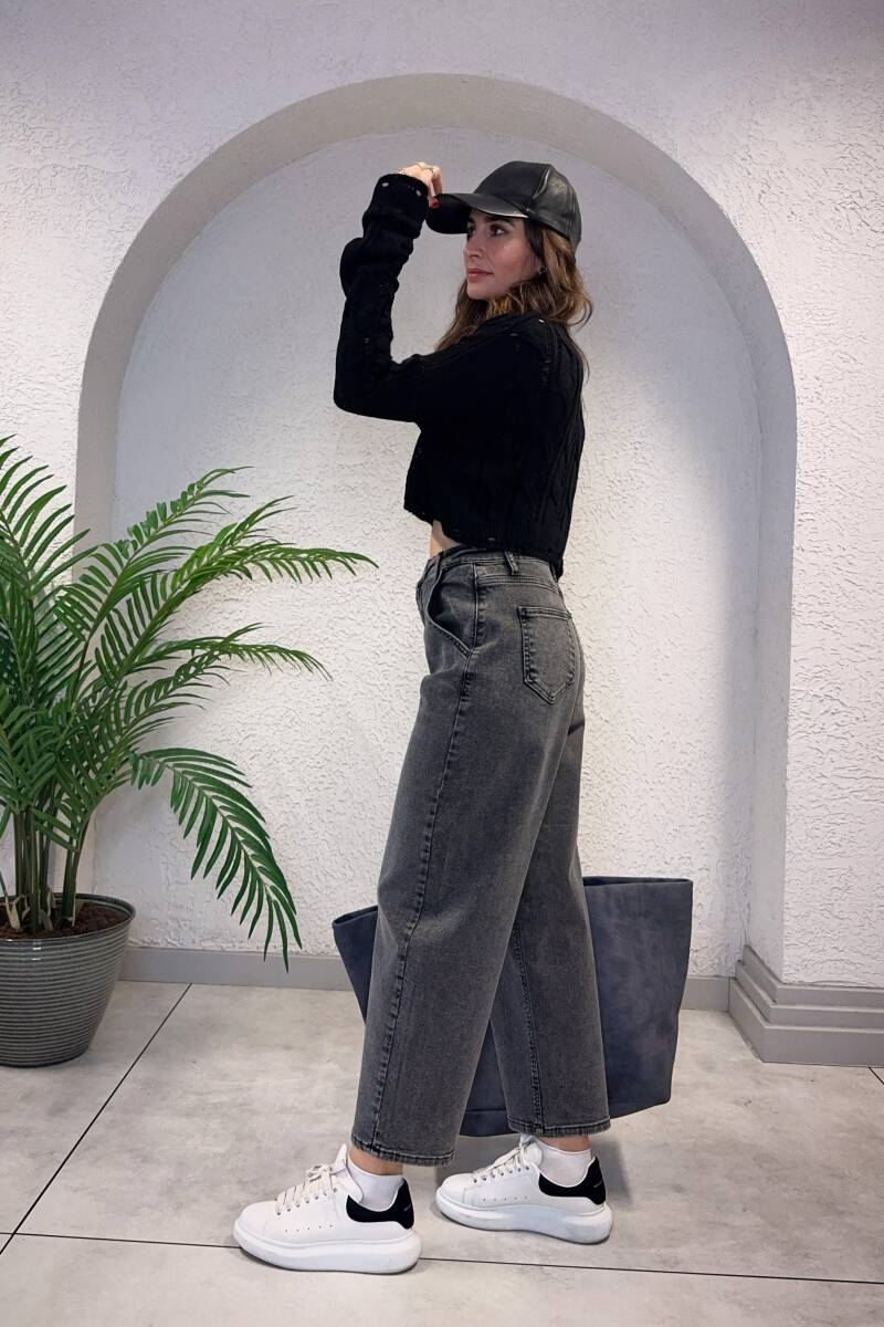 ESKİTME DETAYLI MOM JEAN - 6