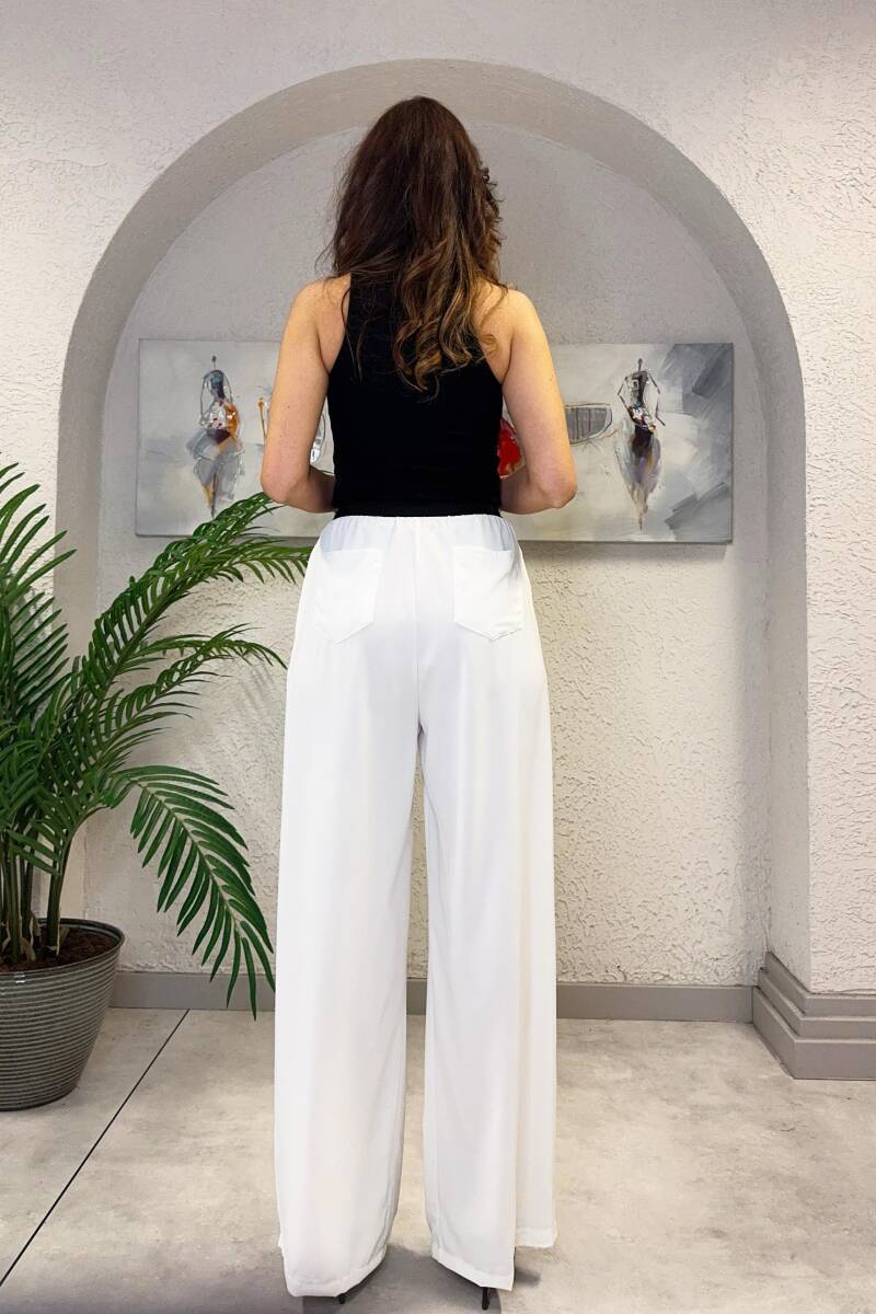ETİKET DETAYLI PANTOLON - 6