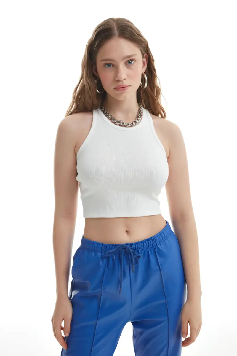 FİTİLLİ CROP TOP ATLET - 8