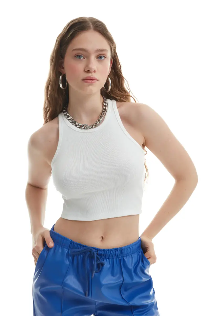 FİTİLLİ CROP TOP ATLET - 9