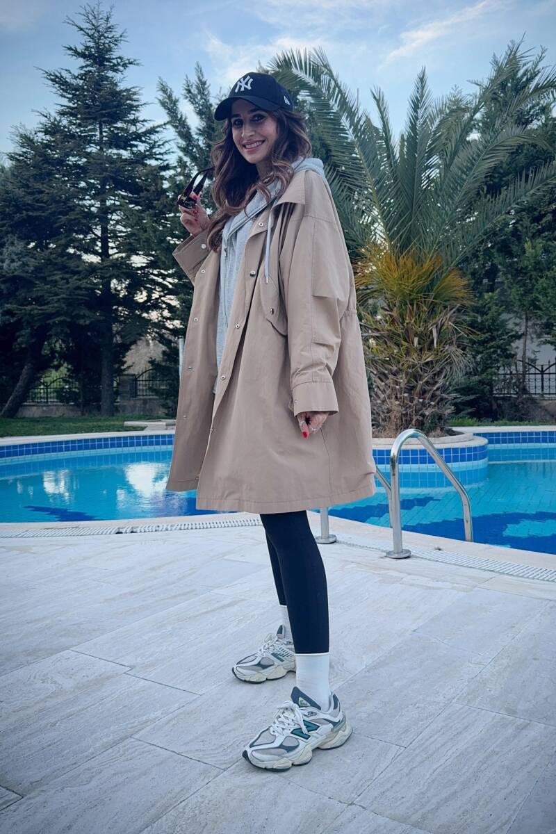 KAPÜŞONLU TRENÇKOT - 3