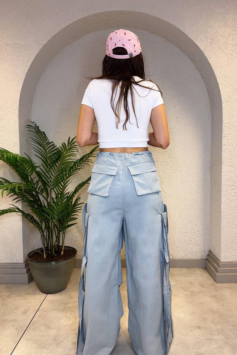 KARGO CEPLİ PARAŞÜT PANTOLON - 7