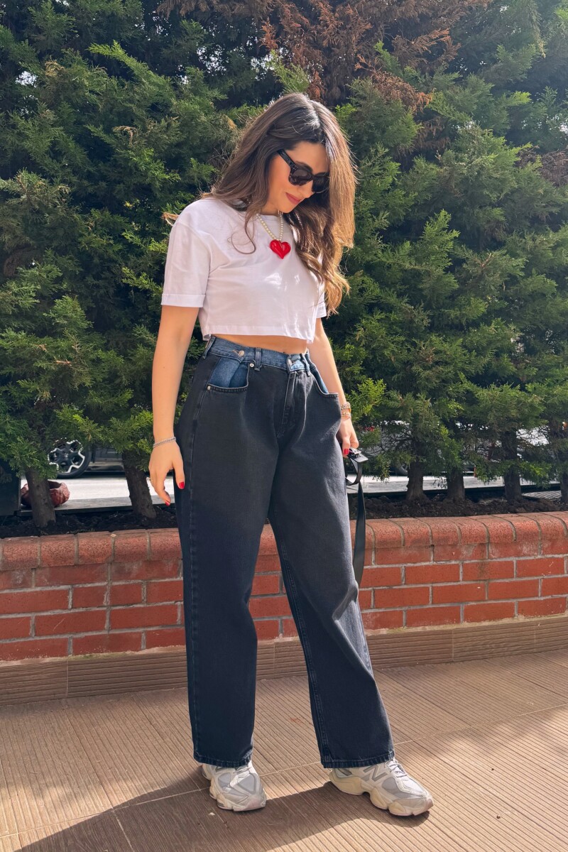 KONTRAST STRAIGHT JEAN SIYAH