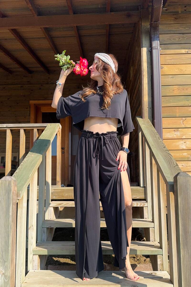 MODAL KUMAŞTAN TİŞÖRT - PANTOLON TAKIM - 3