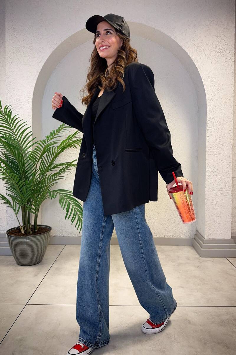 OVERSIZE BLAZER CEKET - 6