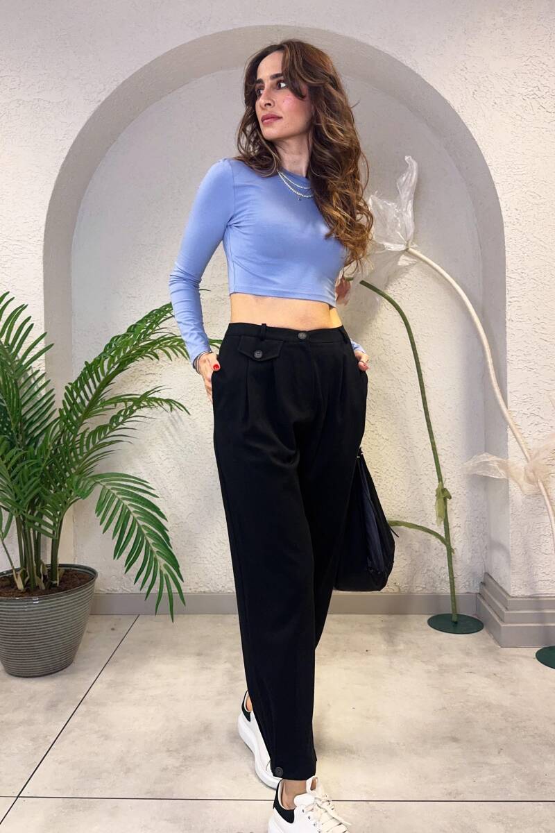 PİLE DETAYLI JOGGER PANTOLON - 15
