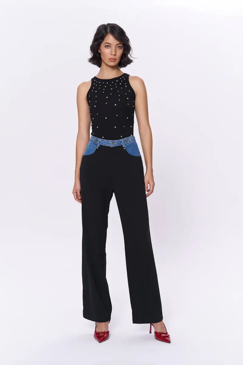 TAŞ İŞLEMELİ PAMUK BODYSUIT - 3