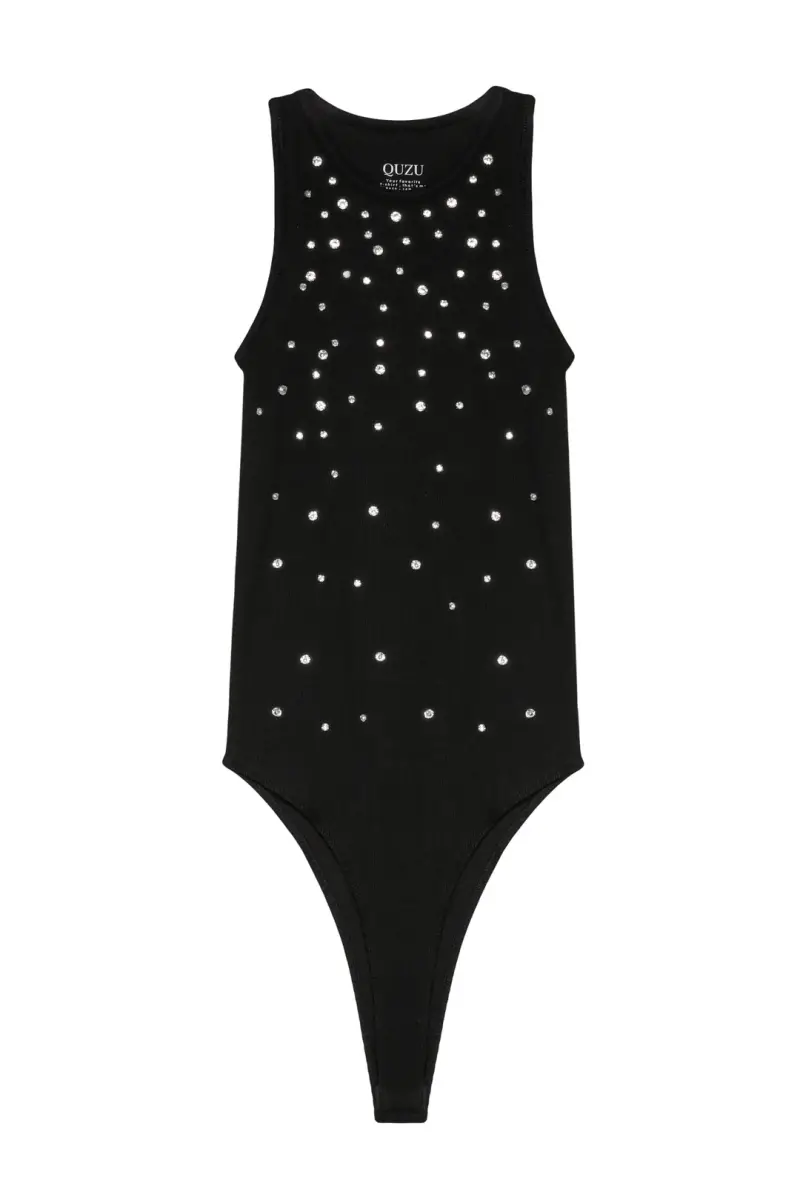 TAŞ İŞLEMELİ PAMUK BODYSUIT - 2