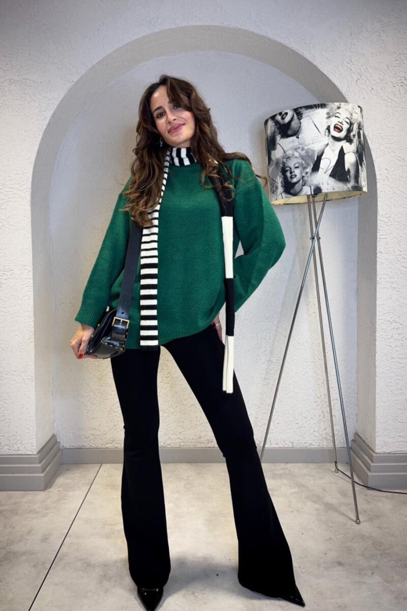 TOPARLAYICI İSPANYOL TAYT PANTOLON - Clothing Palette