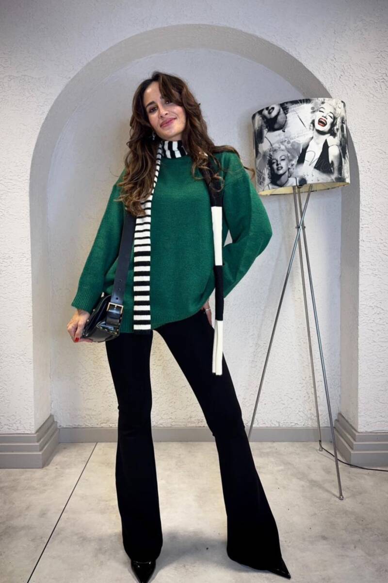 YARIM BOĞAZLI TRİKO KAZAK - 2